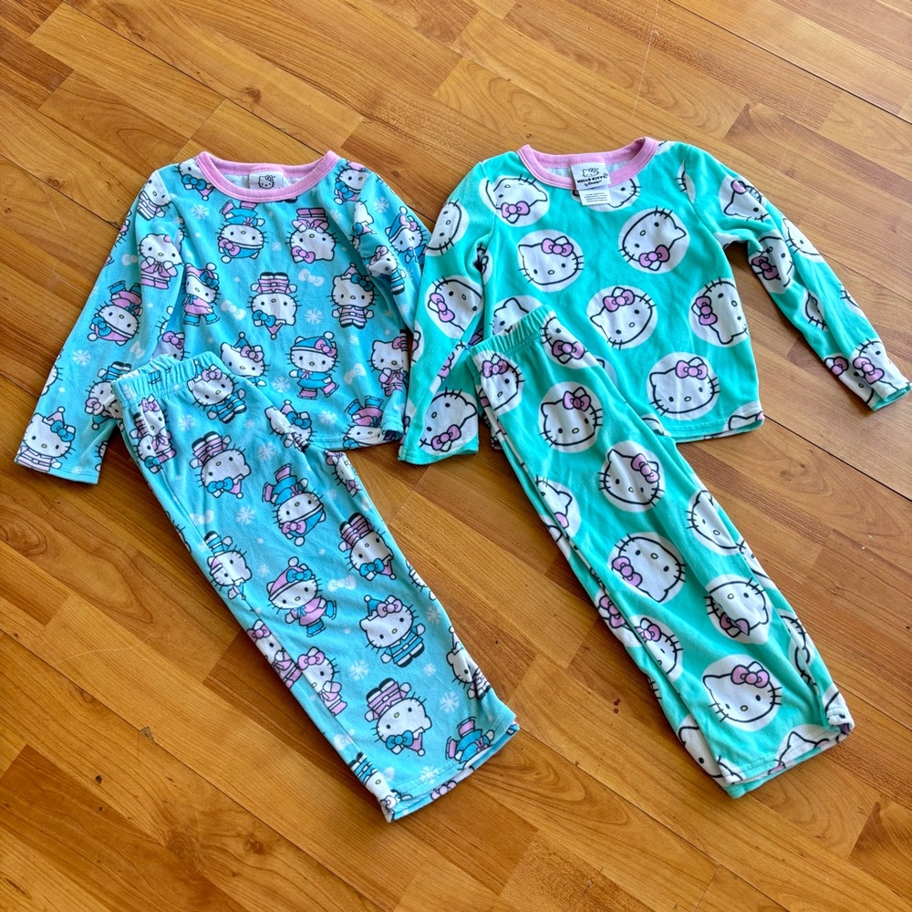 Toddler Girl Hello Kitty Pajamas-3T